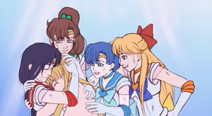Page 136 of Sailor moon art compilation - preview thumbnail