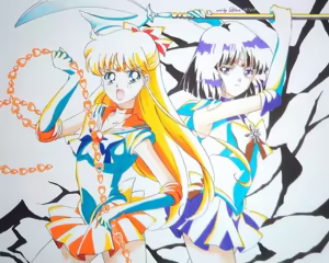 Page 140 of Sailor moon art compilation - preview thumbnail