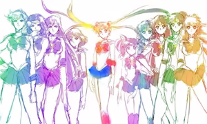 Page 143 of Sailor moon art compilation - preview thumbnail