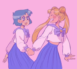 Page 199 of Sailor moon art compilation - preview thumbnail