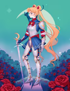 Page 214 of Sailor moon art compilation - preview thumbnail