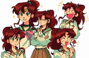 Page 235 of Sailor moon art compilation - preview thumbnail