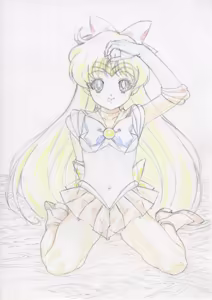 Page 103 of sailor moon art compilation - preview thumbnail