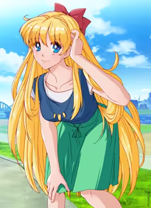 Page 139 of sailor moon art compilation - preview thumbnail