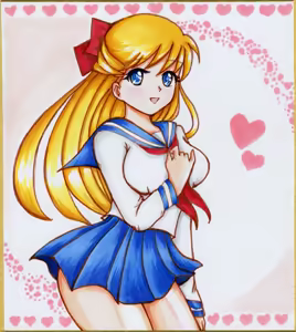 Page 144 of sailor moon art compilation - preview thumbnail