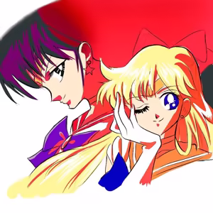 Page 151 of sailor moon art compilation - preview thumbnail