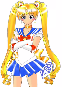 Page 256 of sailor moon art compilation - preview thumbnail