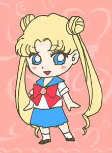 Page 268 of sailor moon art compilation - preview thumbnail