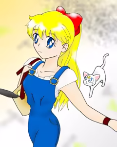 Page 295 of sailor moon art compilation - preview thumbnail