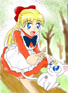 Page 313 of sailor moon art compilation - preview thumbnail