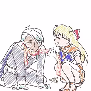 Page 341 of sailor moon art compilation - preview thumbnail