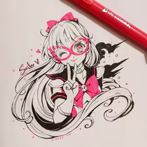 Page 362 of sailor moon art compilation - preview thumbnail