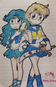 Page 78 of sailor moon art compilation - preview thumbnail