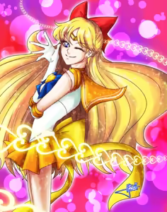 Page 95 of sailor moon art compilation - preview thumbnail