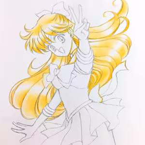 Page 100 of sailor moon art compilation - preview thumbnail