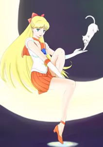 Page 143 of sailor moon art compilation - preview thumbnail
