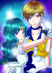 Page 154 of sailor moon art compilation - preview thumbnail