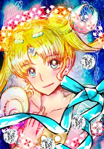 Page 165 of sailor moon art compilation - preview thumbnail