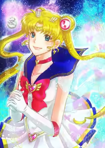 Page 168 of sailor moon art compilation - preview thumbnail