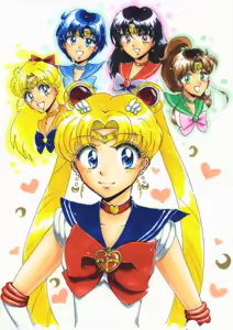 Page 181 of sailor moon art compilation - preview thumbnail