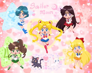 Page 57 of sailor moon art compilation - preview thumbnail
