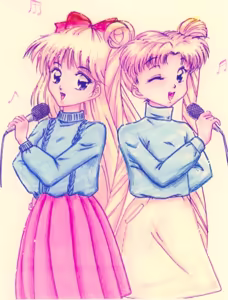 Page 120 of sailor moon art compilation - preview thumbnail