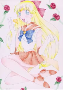 Page 180 of sailor moon art compilation - preview thumbnail