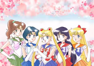 Page 221 of sailor moon art compilation - preview thumbnail