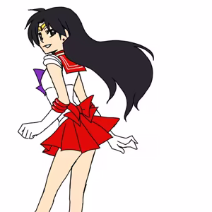 Page 327 of sailor moon art compilation - preview thumbnail