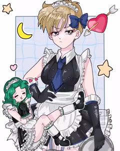 Page 49 of sailor moon art compilation - preview thumbnail