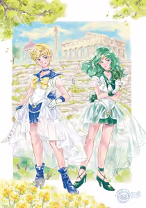 Page 68 of sailor moon art compilation - preview thumbnail