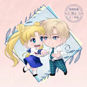 Page 74 of sailor moon art compilation - preview thumbnail