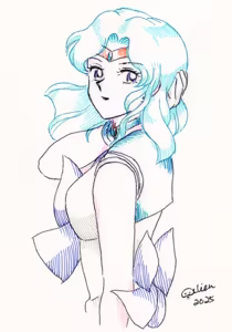 Page 97 of sailor moon art compilation - preview thumbnail