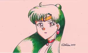 Page 99 of sailor moon art compilation - preview thumbnail