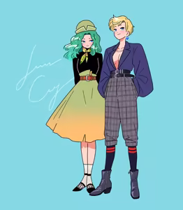Page 144 of sailor moon art compilation - preview thumbnail