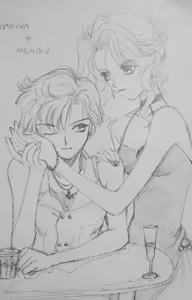 Page 169 of sailor moon art compilation - preview thumbnail