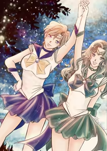 Page 205 of sailor moon art compilation - preview thumbnail