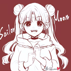 Page 276 of sailor moon art compilation - preview thumbnail