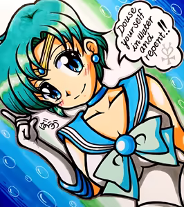 Page 301 of sailor moon art compilation - preview thumbnail