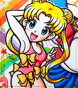 Page 305 of sailor moon art compilation - preview thumbnail