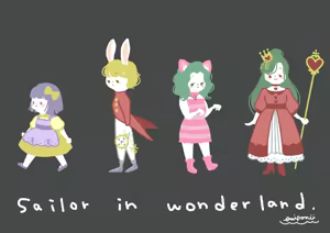 Page 76 of sailor moon art compilation - preview thumbnail