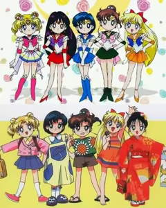 Page 96 of Sailor moon art compilation - preview thumbnail