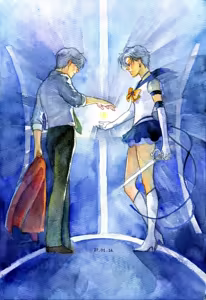 Page 127 of sailor moon art compilation - preview thumbnail