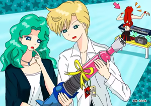 Page 128 of sailor moon art compilation - preview thumbnail