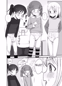 We All Tried Wearing The Diapers of Our Bed-Wetting Friend — hentai manga cover on Fhentai