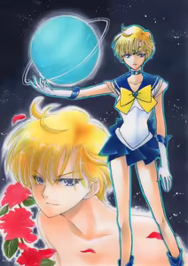 Page 148 of sailor moon art compilation - preview thumbnail