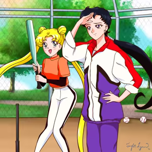 Page 211 of sailor moon art compilation - preview thumbnail