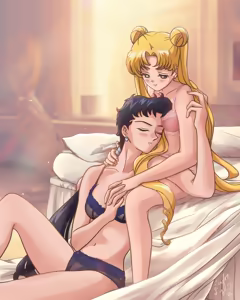 Page 214 of sailor moon art compilation - preview thumbnail