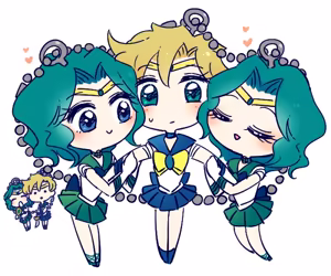 Page 95 of sailor moon art compilation - preview thumbnail