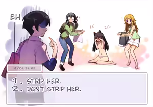 Page 3 of komorebi-notebook - Kuroneko Summer Stripping ENG Translated - preview thumbnail